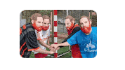 Celebrating Team Mates Sticker by LLIMOO