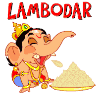 Ganesh Chaturthi Festival Sticker by Afternoon films