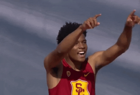 Track And Field GIF by USC Trojans
