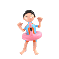 Avatar Swimming Sticker by Shadow Factory