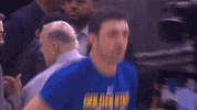 warming up golden state warriors GIF by NBA