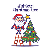 Happy Merry Christmas Sticker by Setel