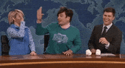 High Five Jimmy Fallon GIF by Saturday Night Live