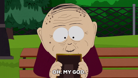 happy surprise GIF by South Park 
