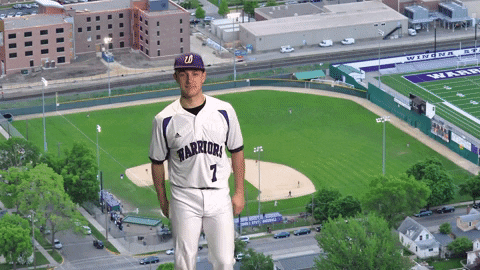 Baseball Warriors GIF by WinonaStateATH