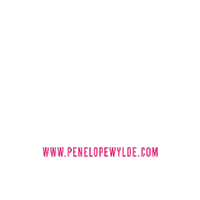 Christmas Pink Sticker by Penelope Wylde