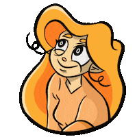 Happy Girl Sticker