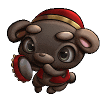 Sailormah bunny waving Eid teddybear Sticker