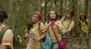 amigos escuela GIF