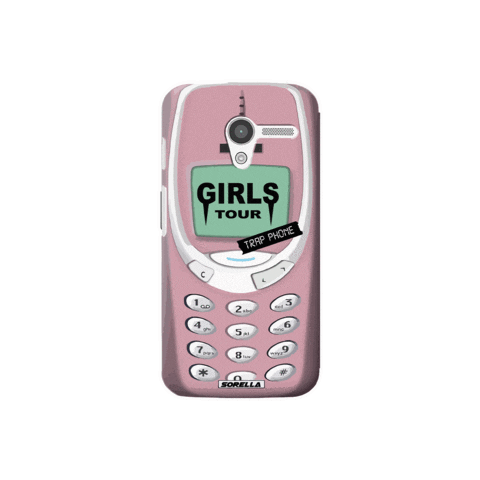 sorellaboutique giphyupload pink phone nokia Sticker