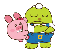 Dinosaur No Sticker by NONGHYUP BANK
