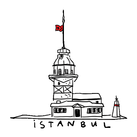 Maiden Tower Istanbul Sticker