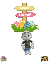 Easter Bunny Party Sticker by Zhot Music