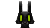 rabbit bounce Sticker