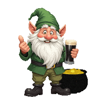 St Patricks Day Rainbow Sticker