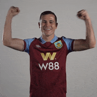 Happy Premier League GIF by Burnley Football Club