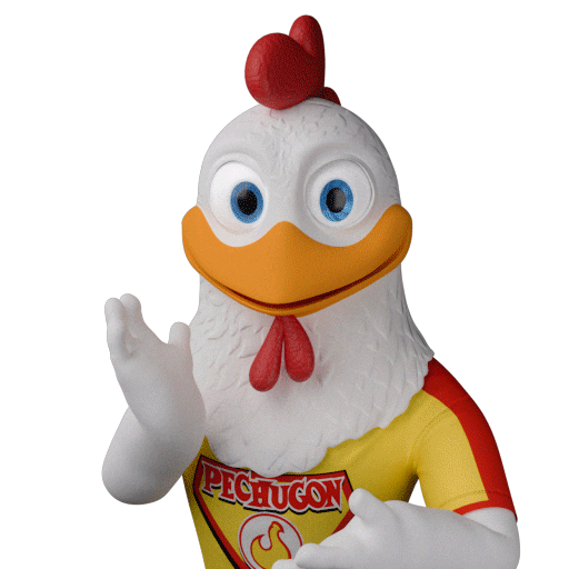 Chicken Mascot Sticker by Pechugon
