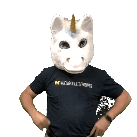 Angry Unicorn Sticker by Center for Entrepreneurship