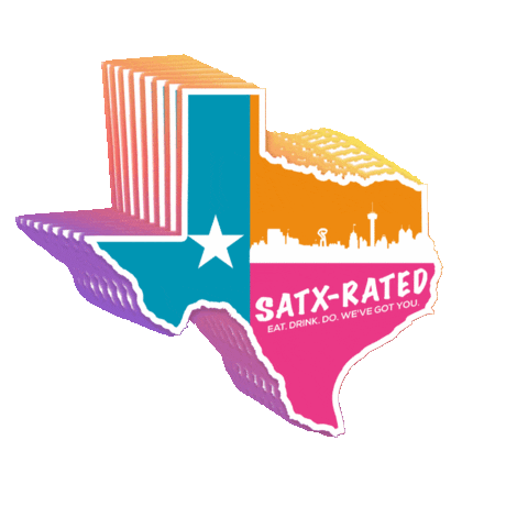 San Antonio Texas Sticker by TrustArtz