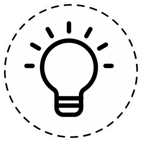 Idea Bulb Sticker by FuZo Marketing