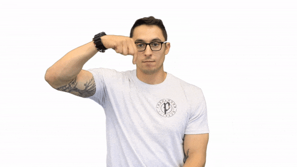 Point Look Down GIF by Poehlmann Fitness