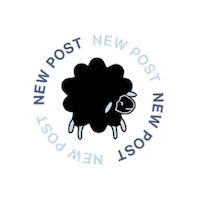 New Post Sheep Sticker