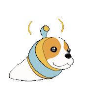Happy Dog Sticker
