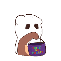 Trick Or Treat Halloween Sticker by BEARISH