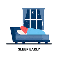 nkfmy night sleep healthy dream Sticker