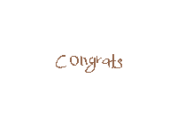 Congrats Congratulation Sticker