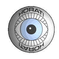 Horati-Label fashion eye streetwear label Sticker