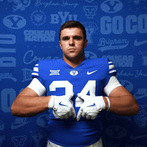 College Football Go Cougs GIF by BYU Cougars