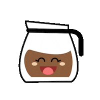 SawaCute coffee кофе coffeepot sawacute Sticker