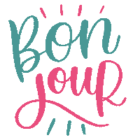 Good Morning Bonjour Sticker