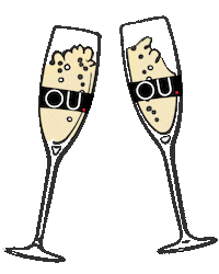 boutiquestories party wine clink wine glasses Sticker