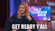 KellyClarksonShow excited tea ready wait GIF