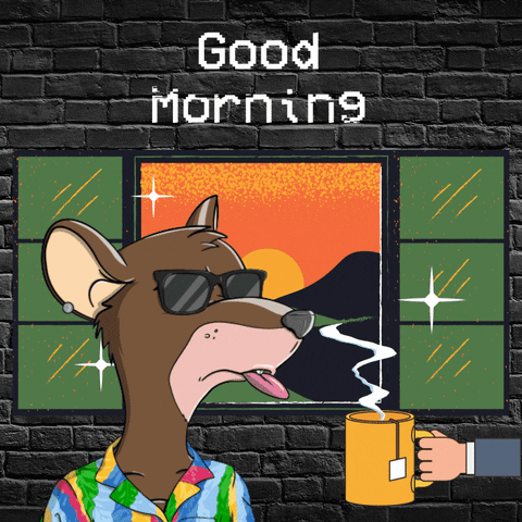 Good Morning GIF by Mice City