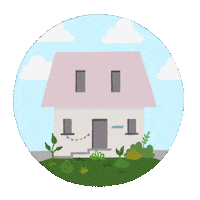 driftercoffee flowers clouds leaves corner Sticker