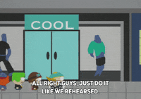 eric cartman door GIF by South Park 