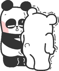 Comfort Be Strong Sticker by Shiny bear