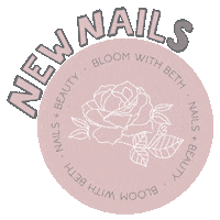 Beauty Nails Sticker by Bloom.withBeth