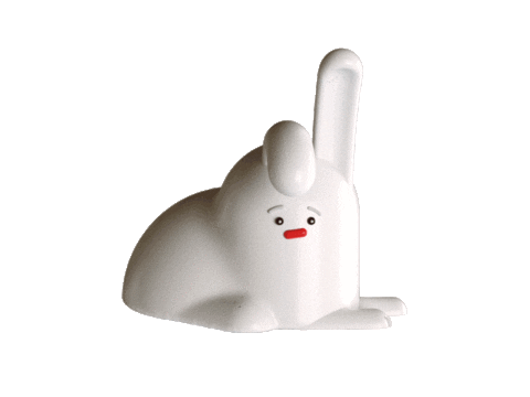 Happy Bunny Sticker by andjka