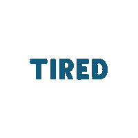 Tired Sleep Sticker