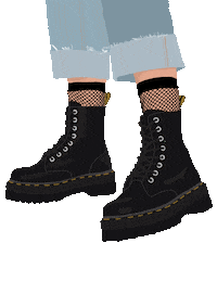 ashart trendy artsy docs drmartens Sticker