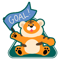 Tiger 호랑이 Sticker