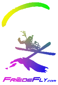 friedefly red bull skydiving skydive paragliding Sticker