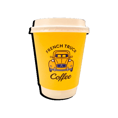 frenchtruckcoffee giphygifmaker coffee citroen new orleans coffee Sticker
