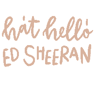 Ed Sheeran Summer Sticker