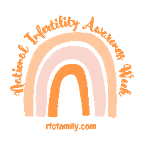 Rainbow Orange Sticker by Reproductive Fertility Center