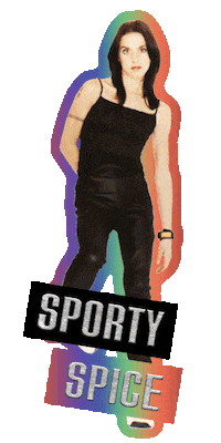 Sassy Sporty Spice Sticker by Spice Girls